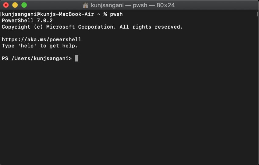How to run PnP PowerShell in macOS